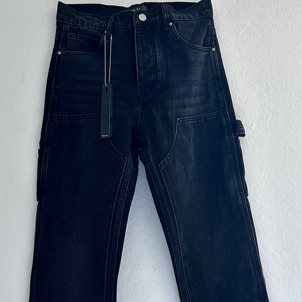 AMIRI Black Carpenter Jeans  - Men's Size 28